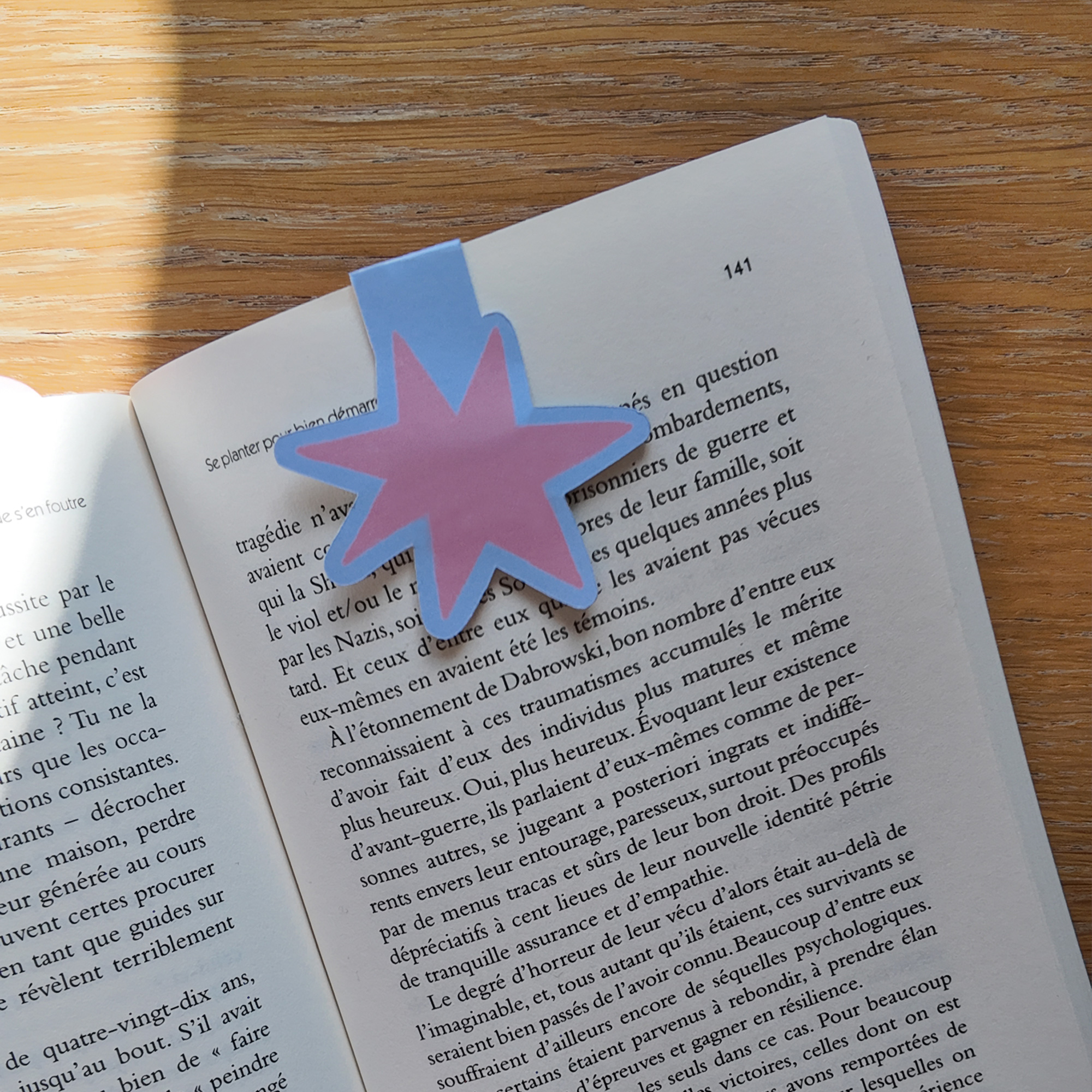 Marque-page magnétique étoile