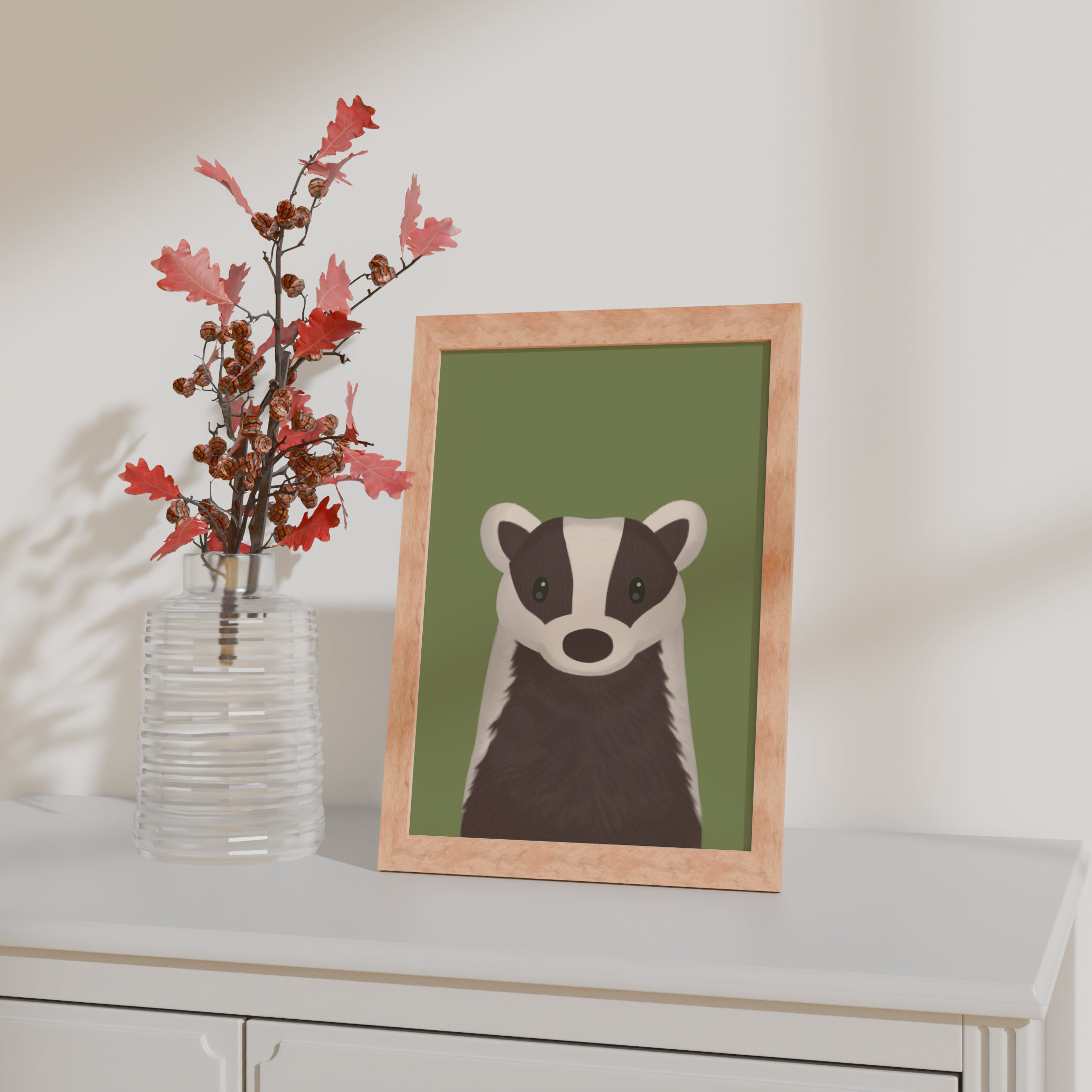 Badger Wall Art