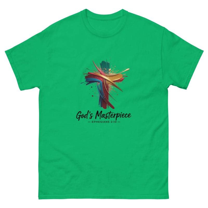 God’s Masterpiece Christian T-Shirt – Ephesians 2:10 Faith Tee