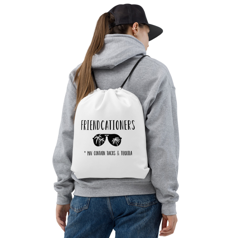Friendcationers Drawstring bag