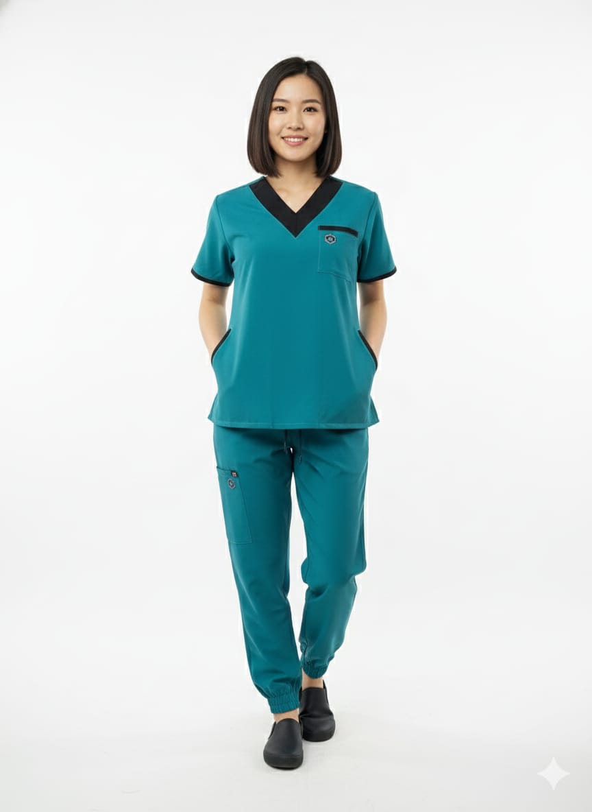Conjunto de uniforme médico