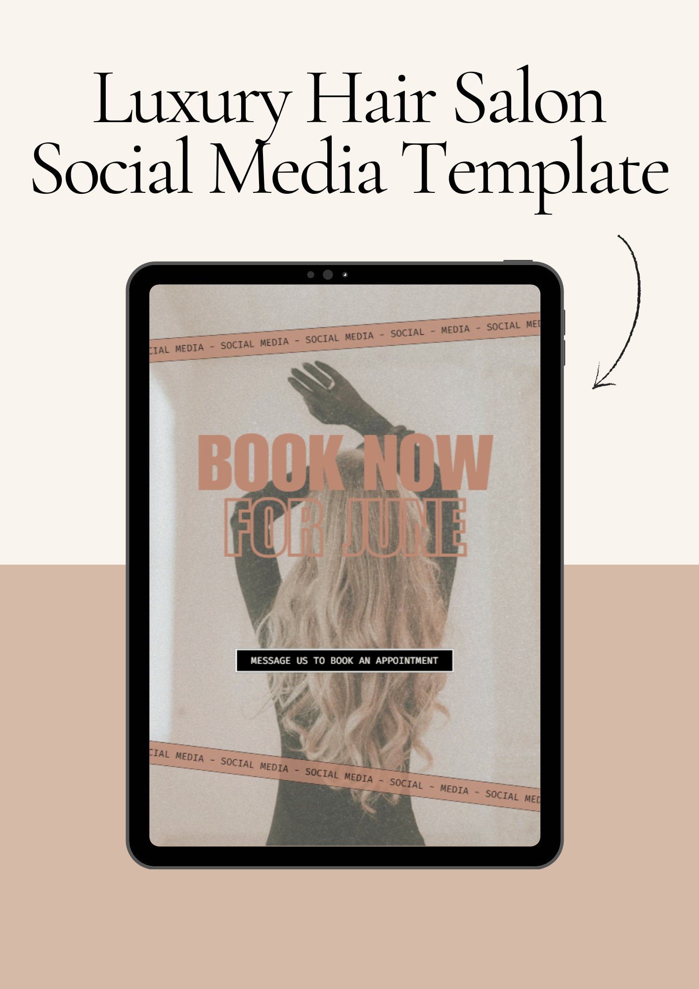 Luxury Hair Salon Social Media Templates