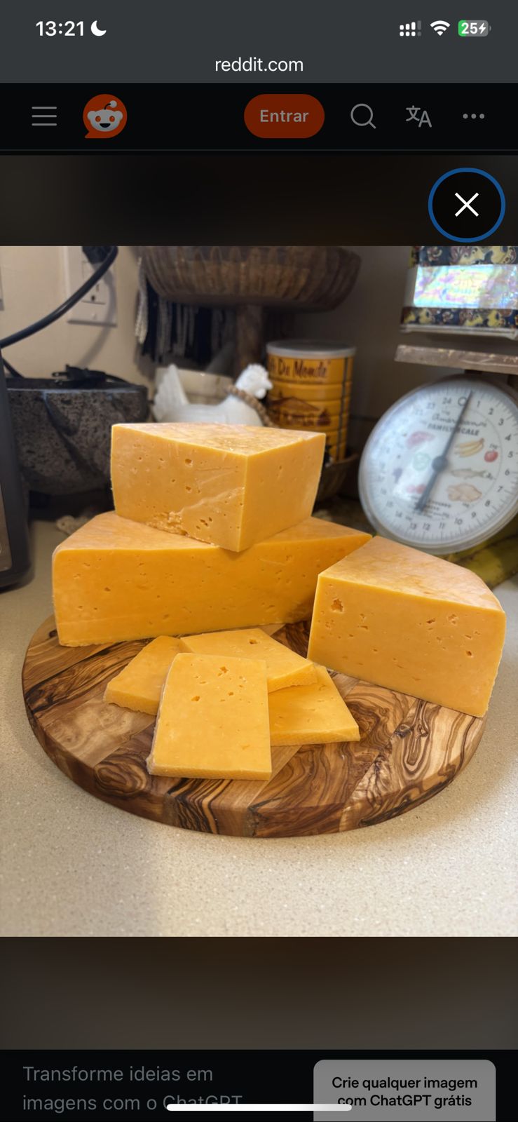 Queijo parmesão amarelo