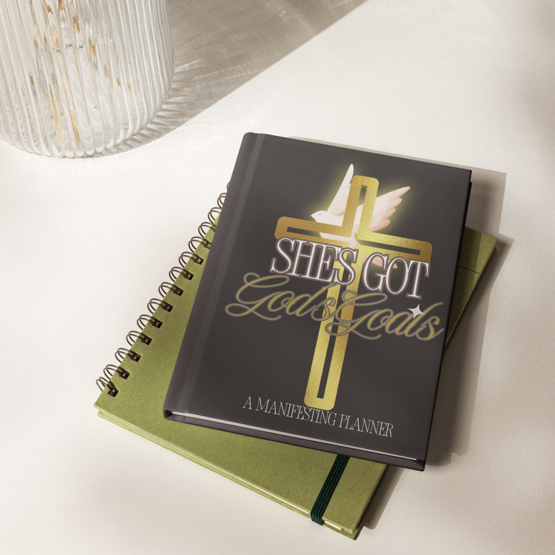 She's Got God Goals Hardcover Journal