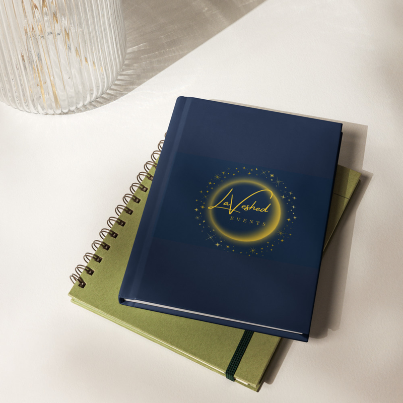 LaVeshed Events Hardcover Journal Blue