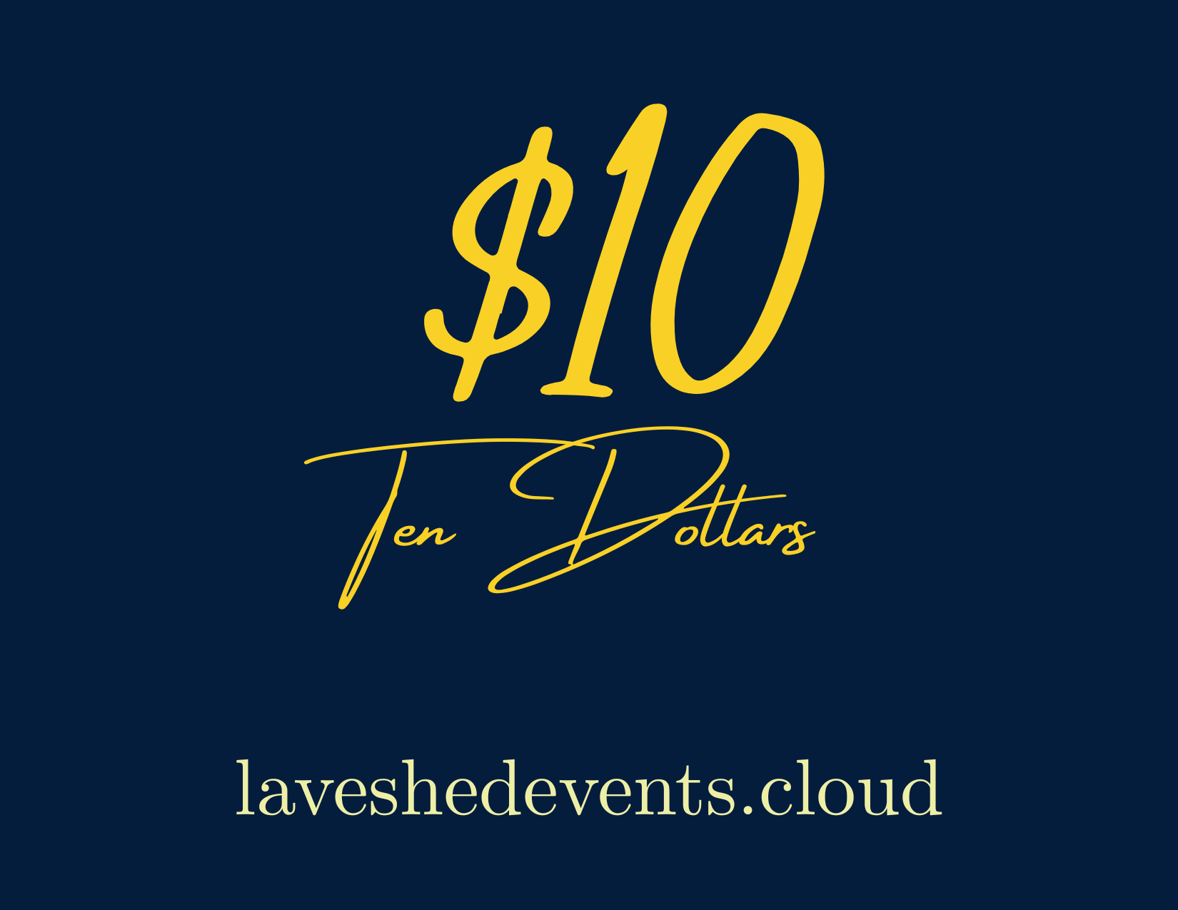 LaVeshed Events Gift Card