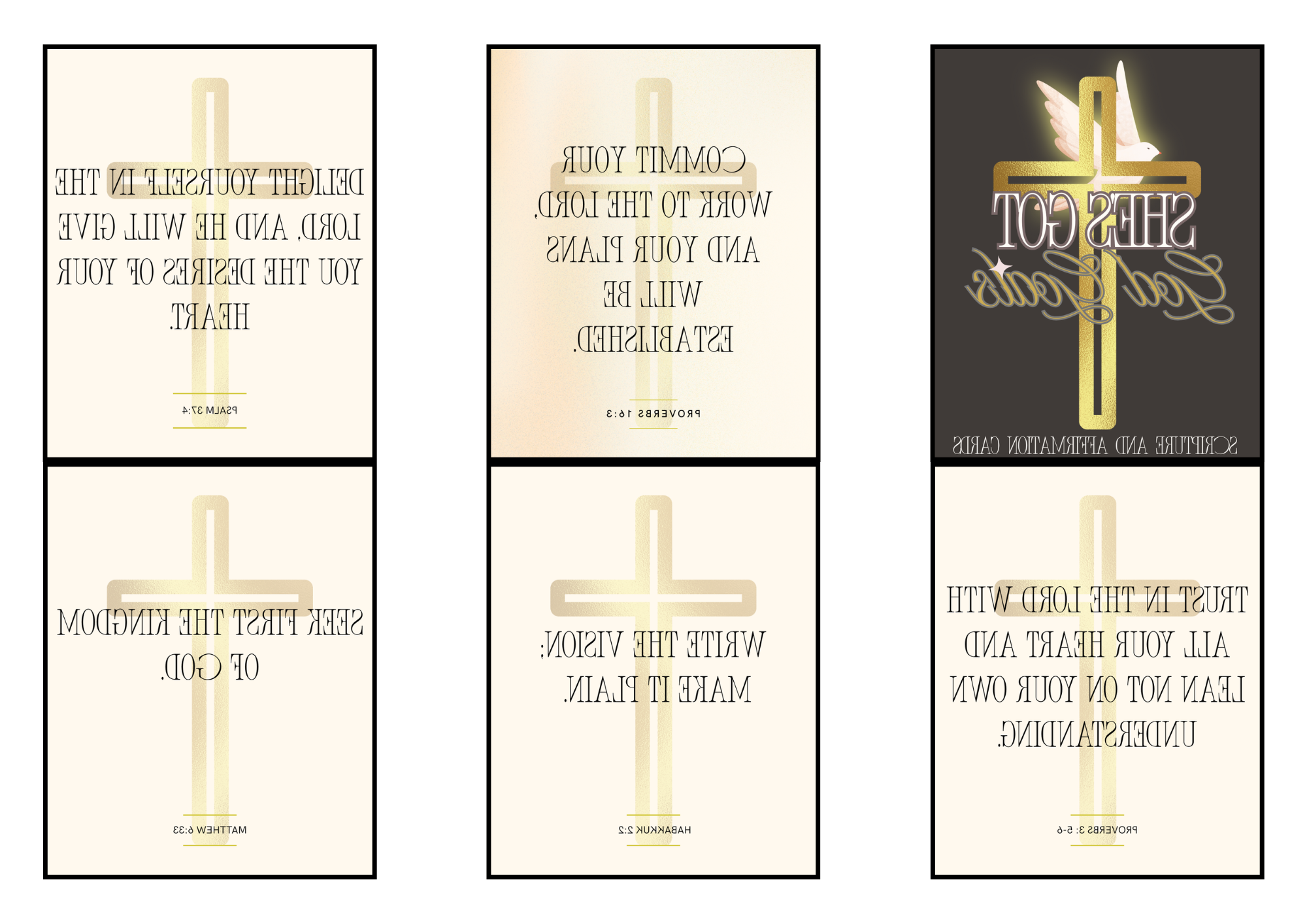 Scriptures & Affirmations Digital Card Set