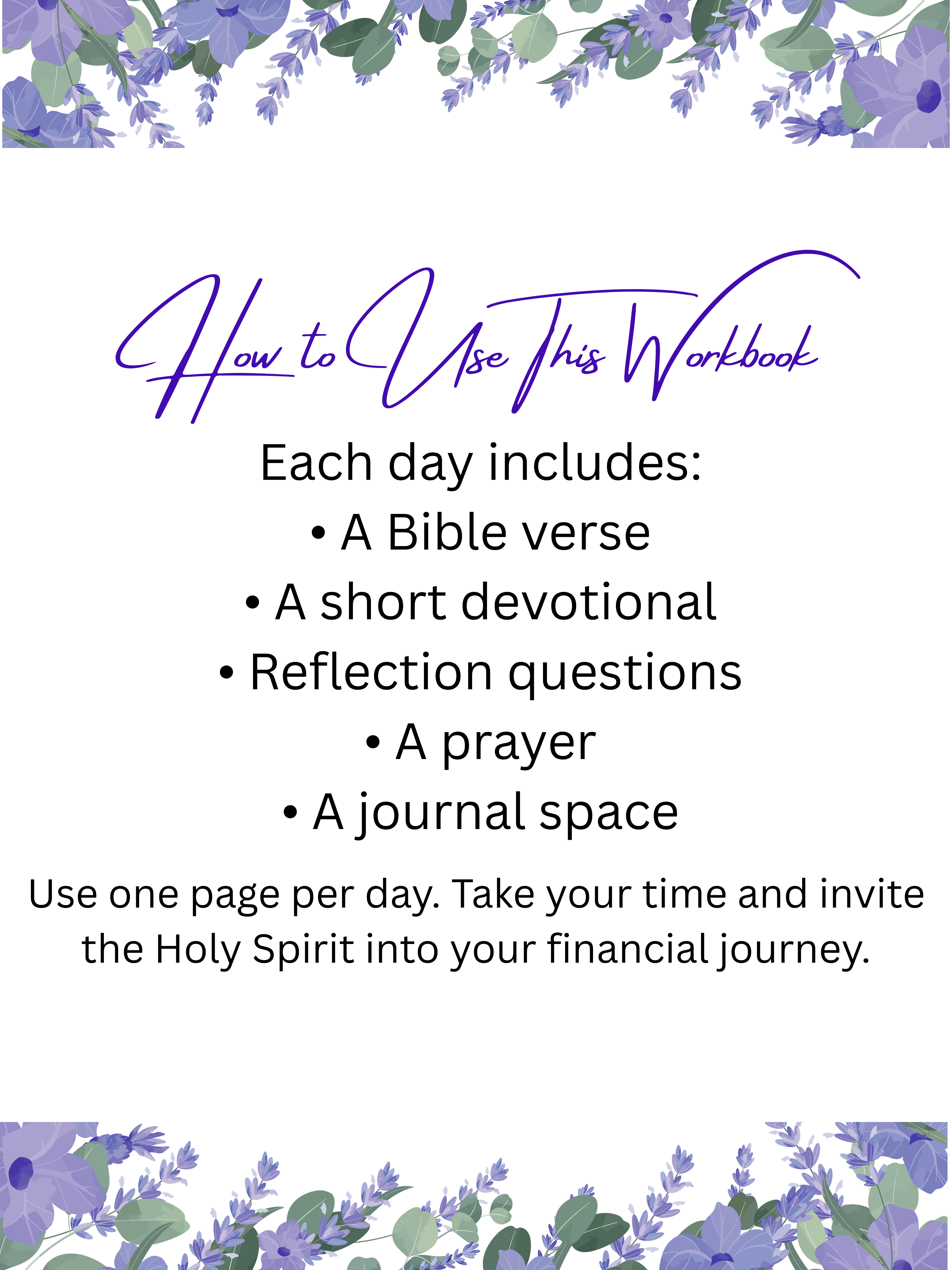 A 21-Day Wisdom and Financial Workbook