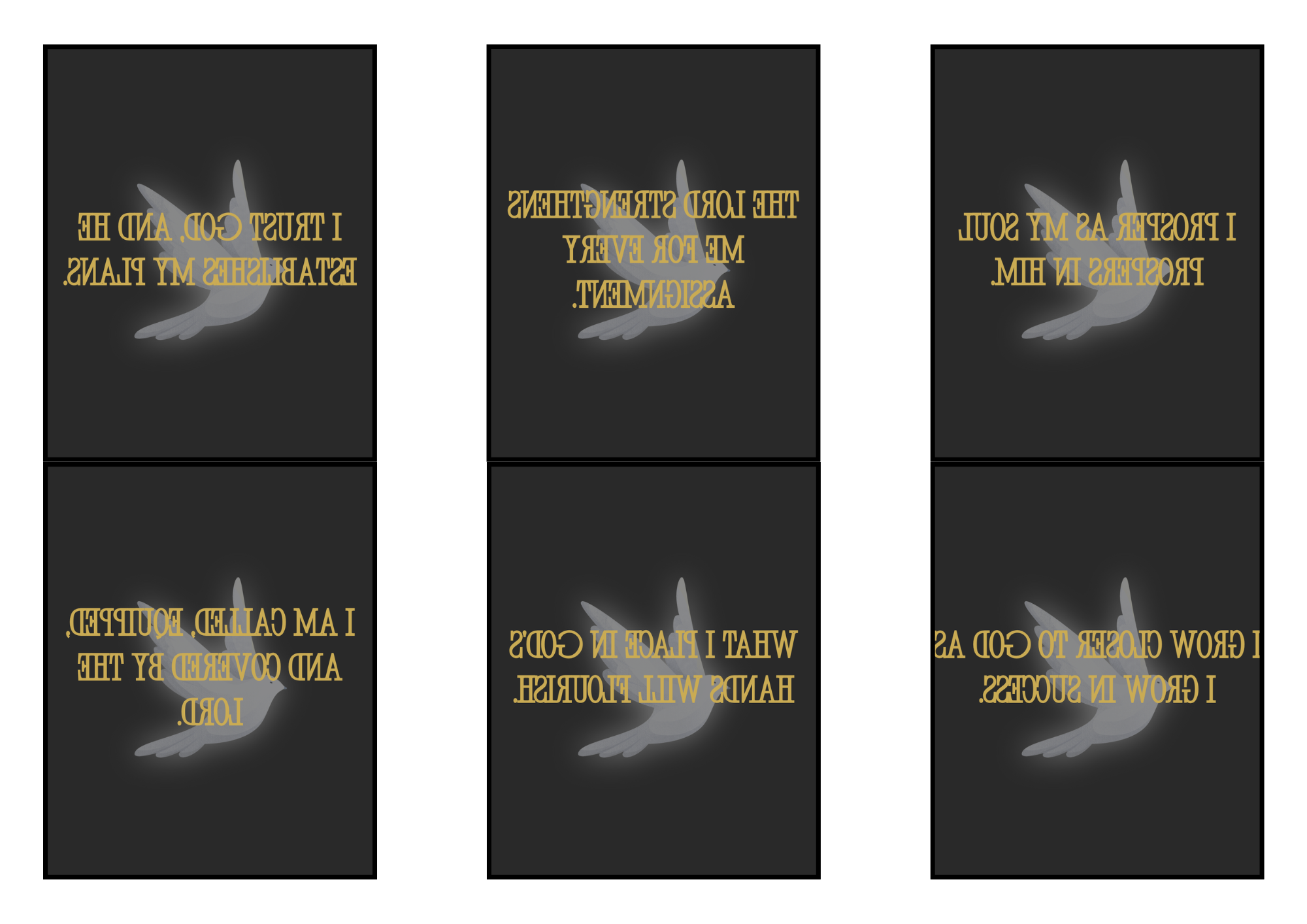 Scriptures & Affirmations Digital Card Set