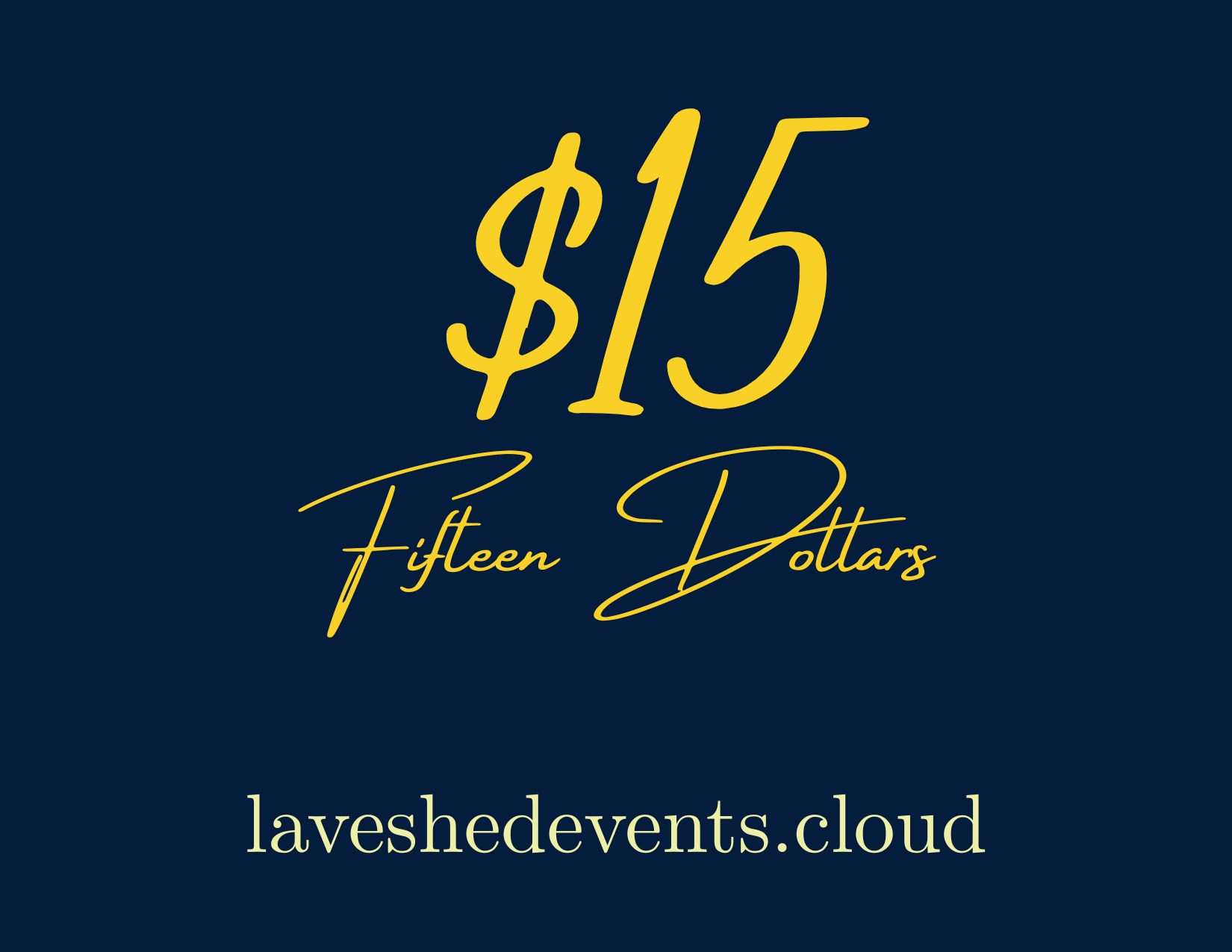 LaVeshed Events Gift Card