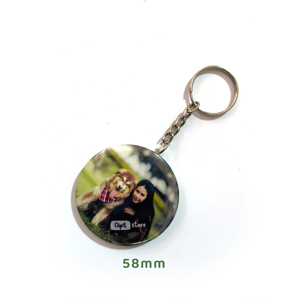 Photo Keychain 58mm Single Side