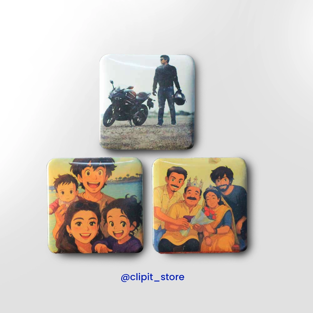 Customized Fridge Magnet 3 Pc