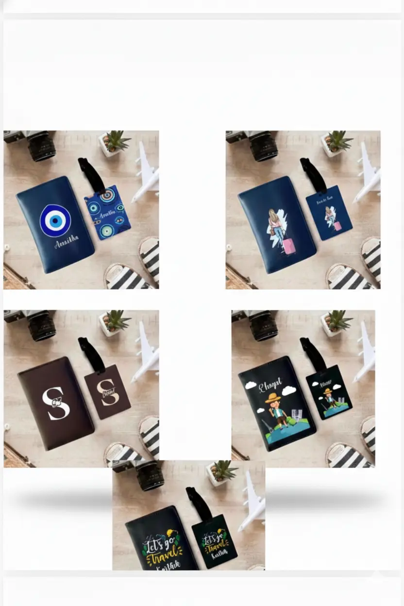 Personalized Passport & Bag Tag Combo