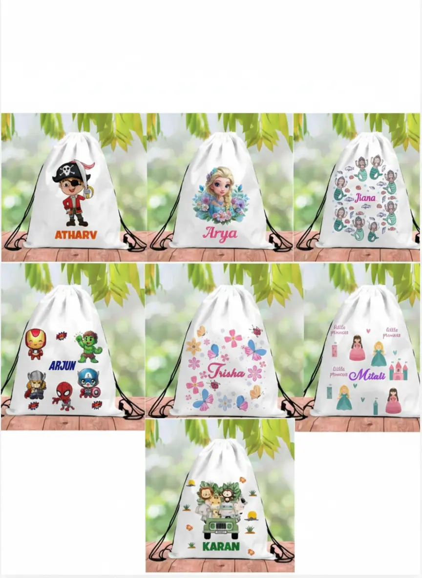 Personalized Drawstring Bag