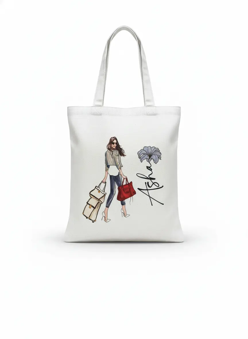 Fashion Travel Canvas Tote Bag 