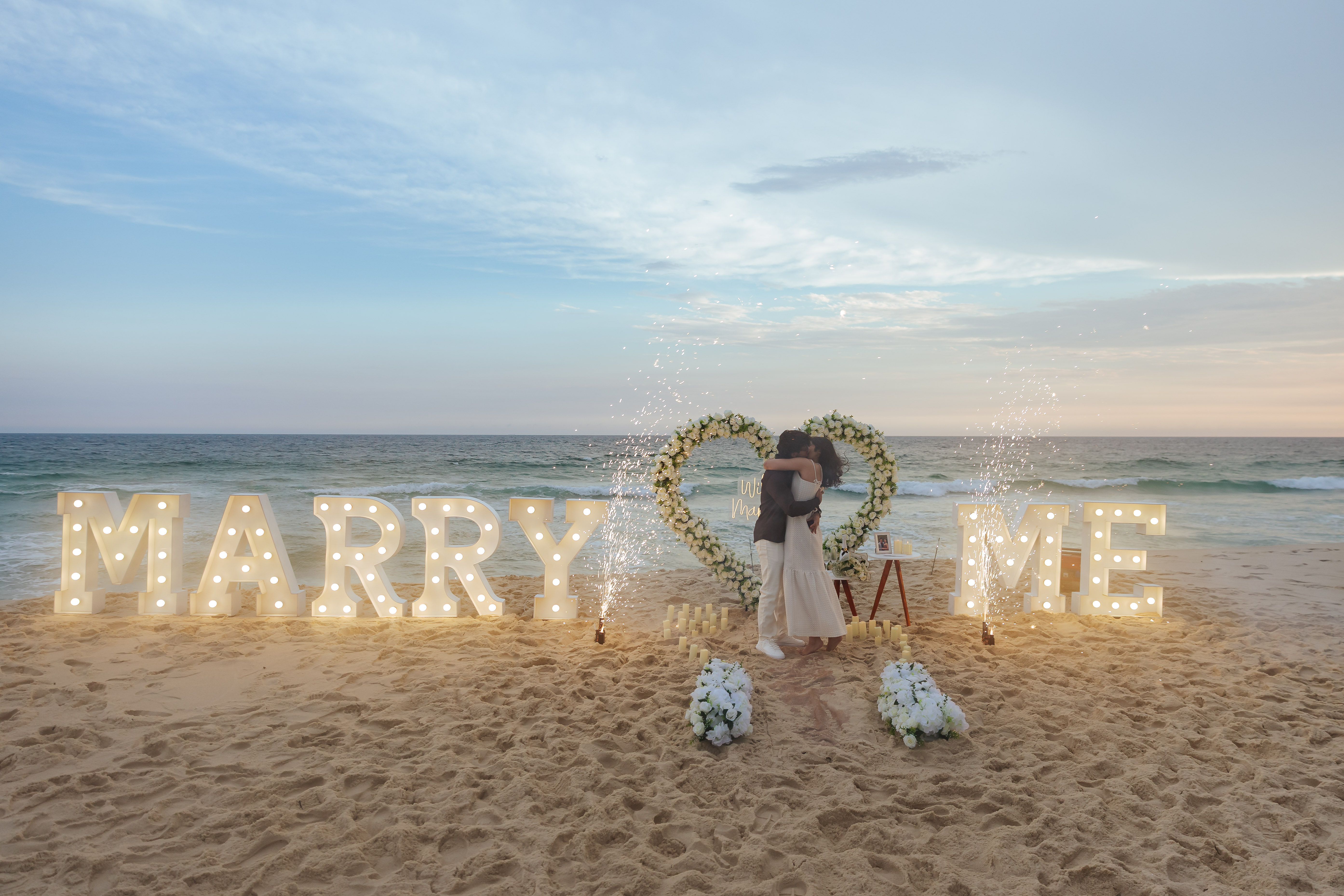 Pedido de Casamento Incrível na Praia