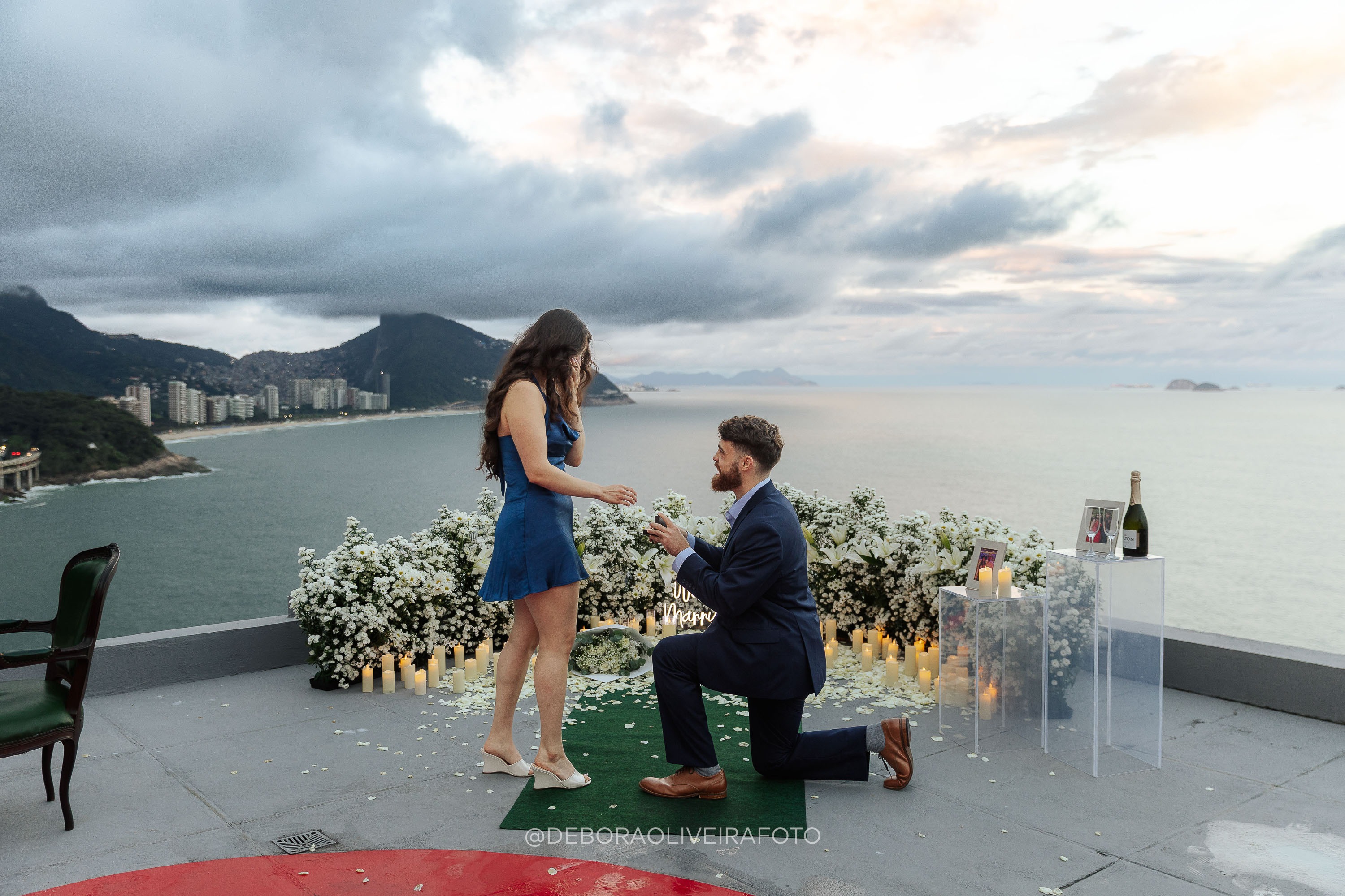 Luxury Rooftop Oceanview Proposal & Romantic Dinner Experience