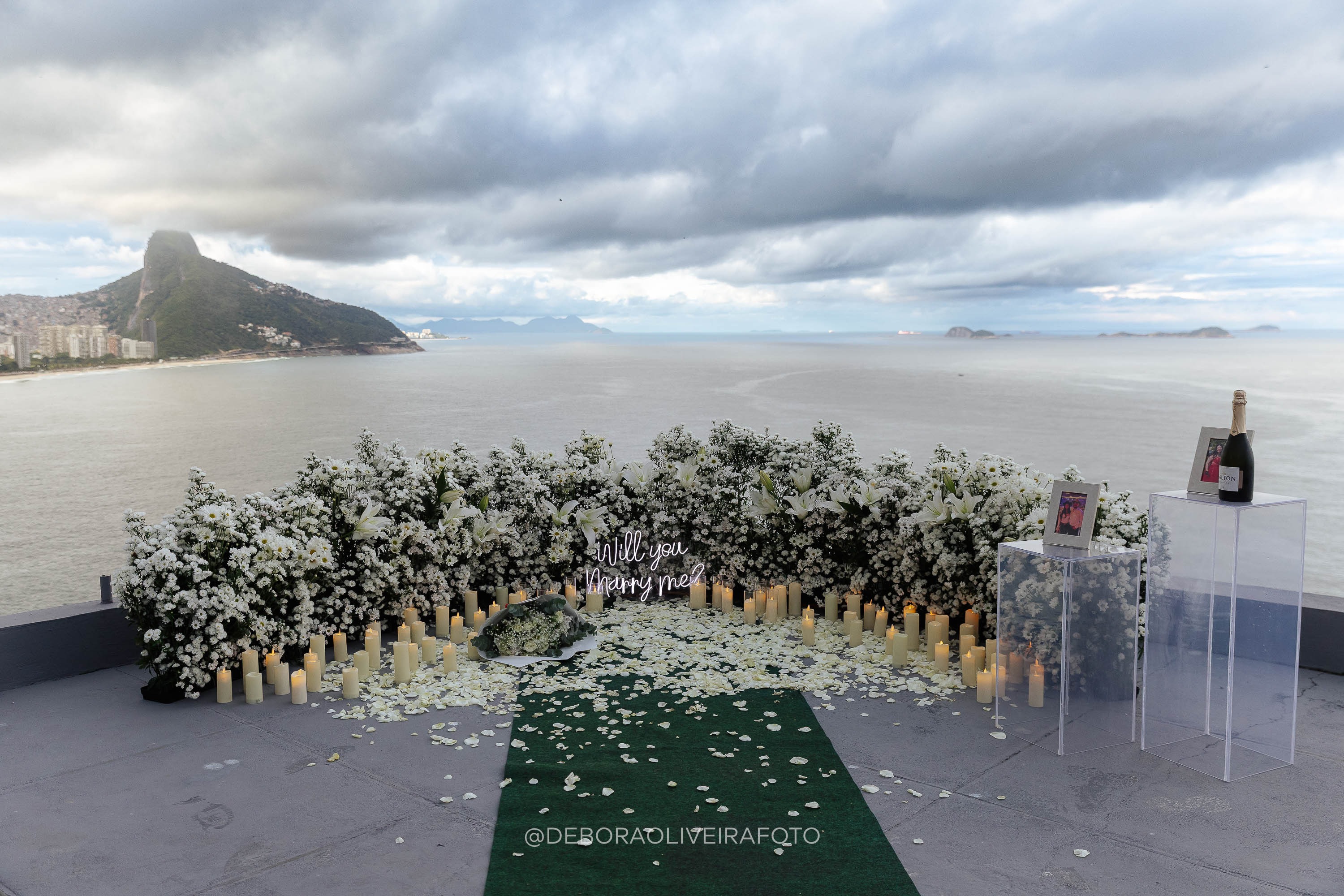 Luxury Rooftop Oceanview Proposal & Romantic Dinner Experience
