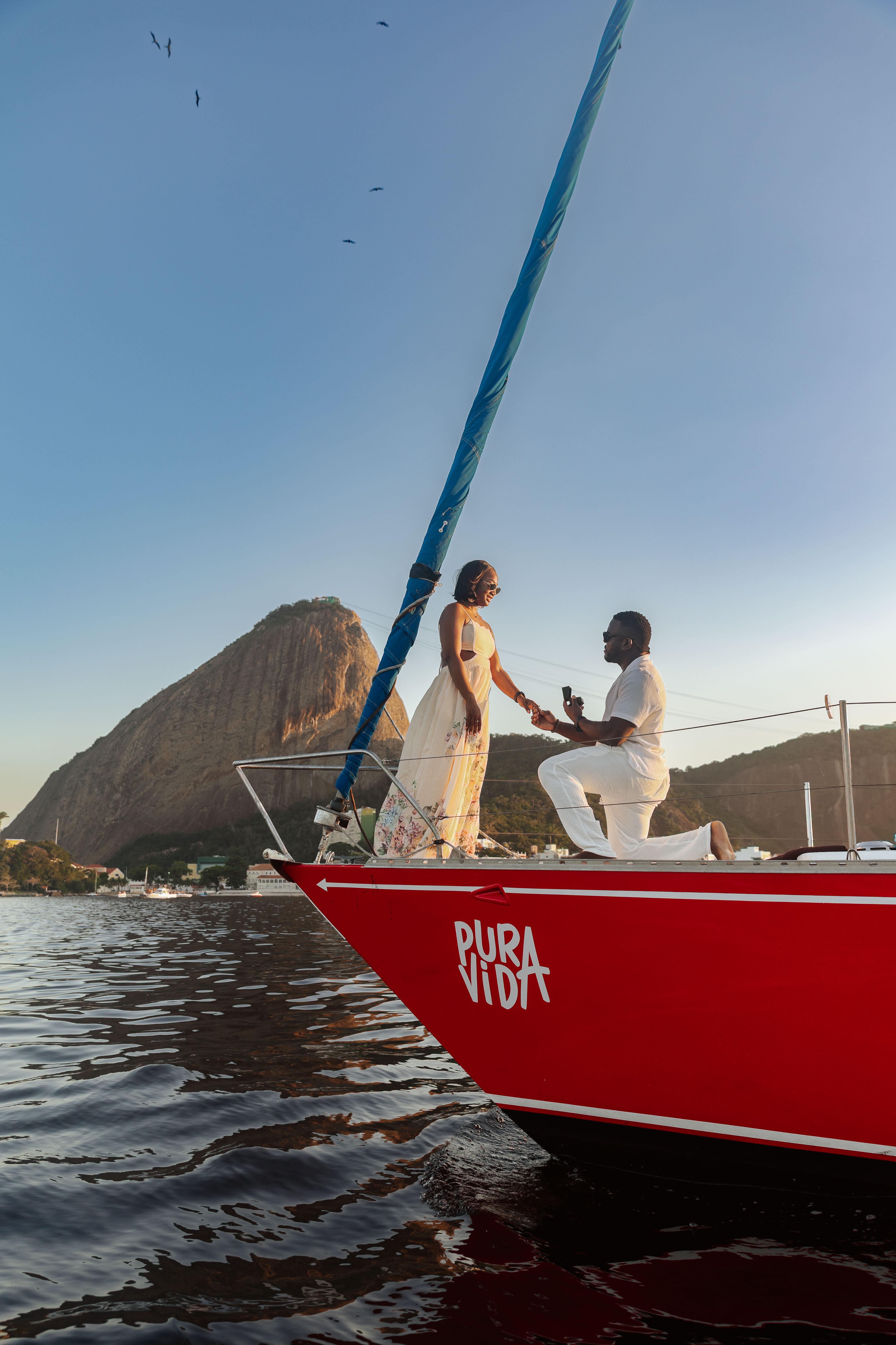 Pedido de Casamento no Veleiro Privativo