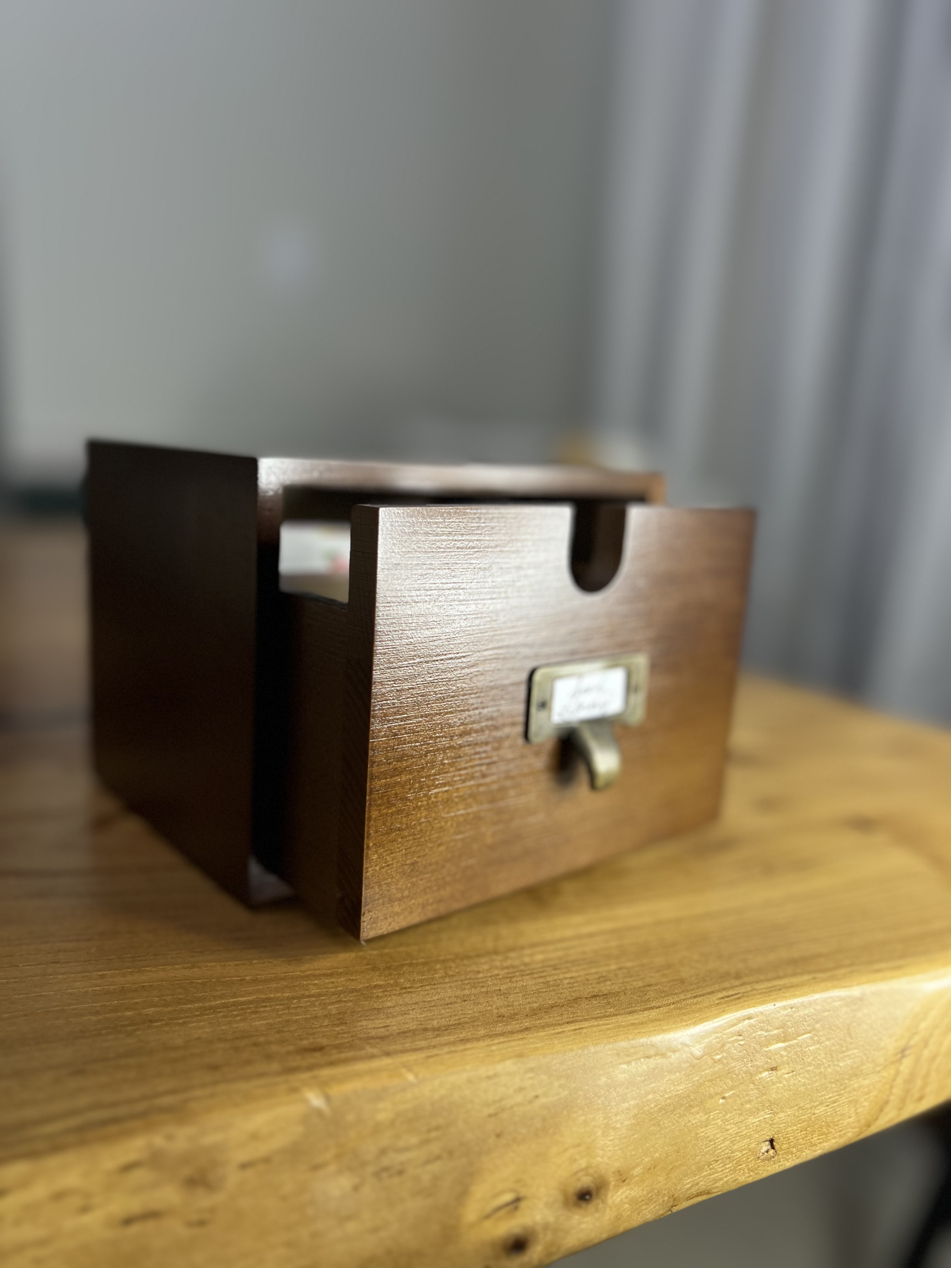 Apothecary-Style Garden Seed Organizer