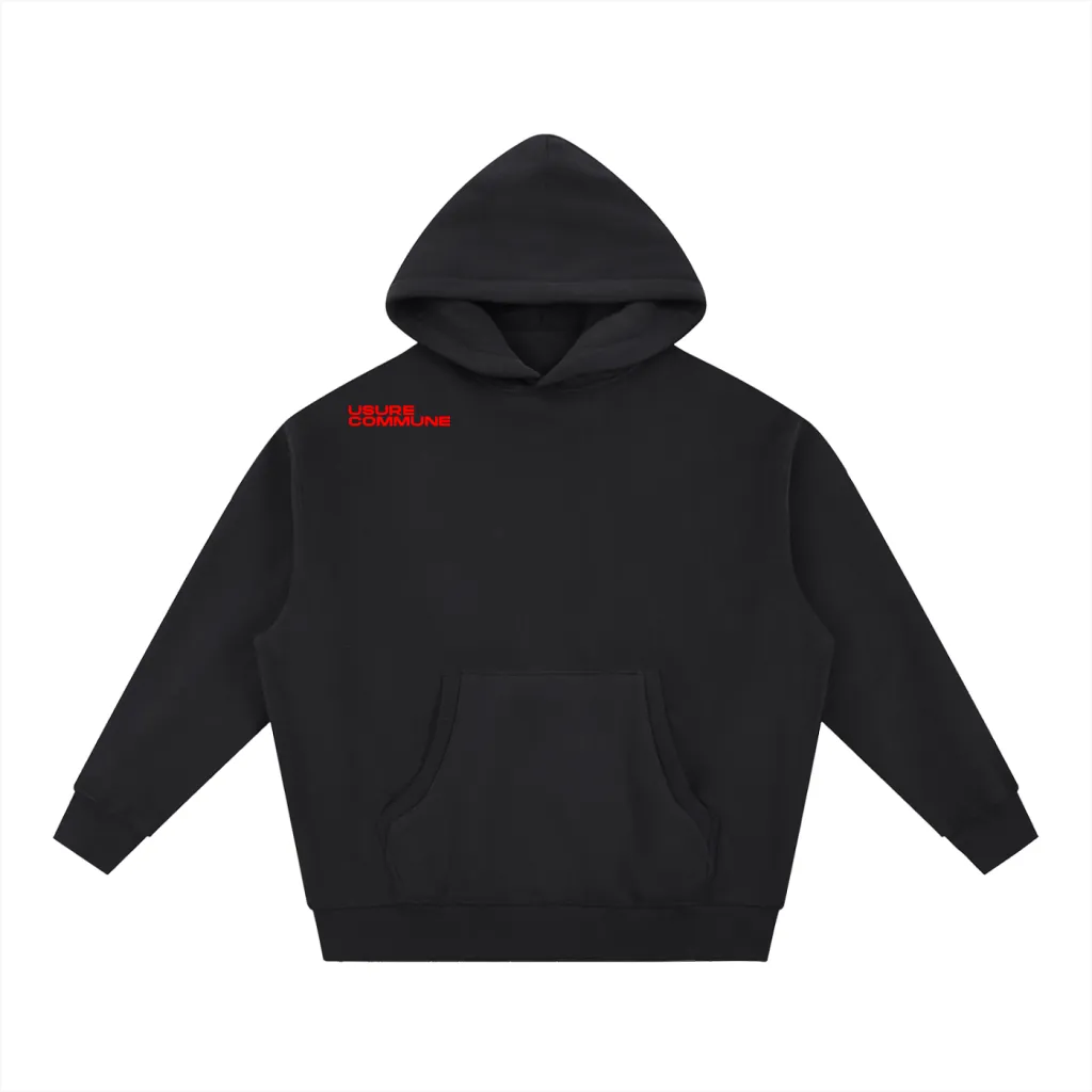 USURE COMMUNE Essential Boxy Hoodie