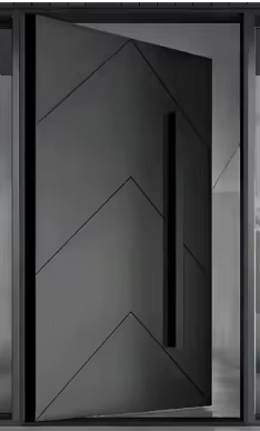 Modern Black Front Door