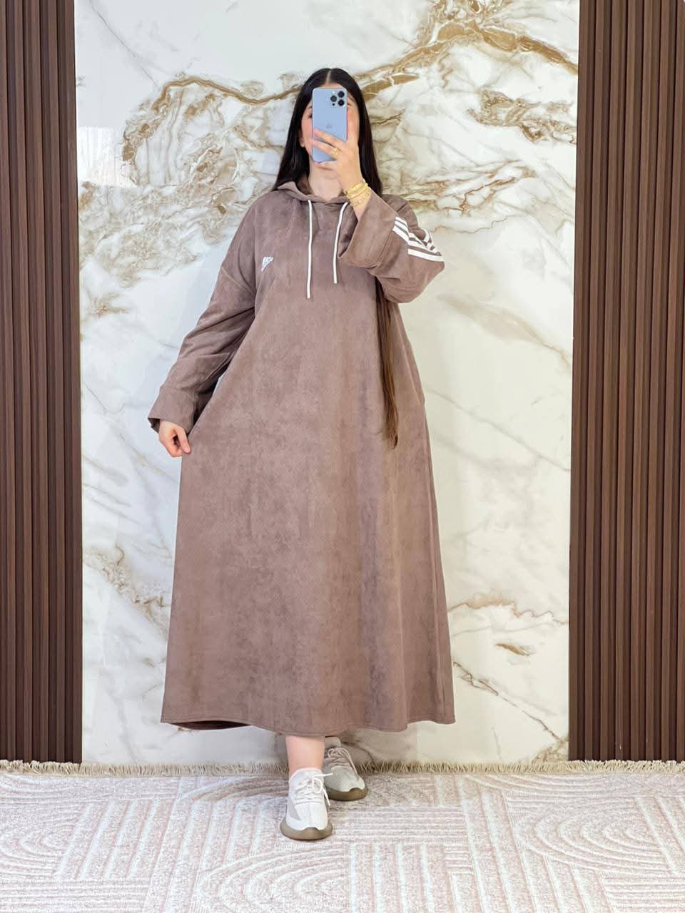 Djellaba Adidas – Tissu Laajab