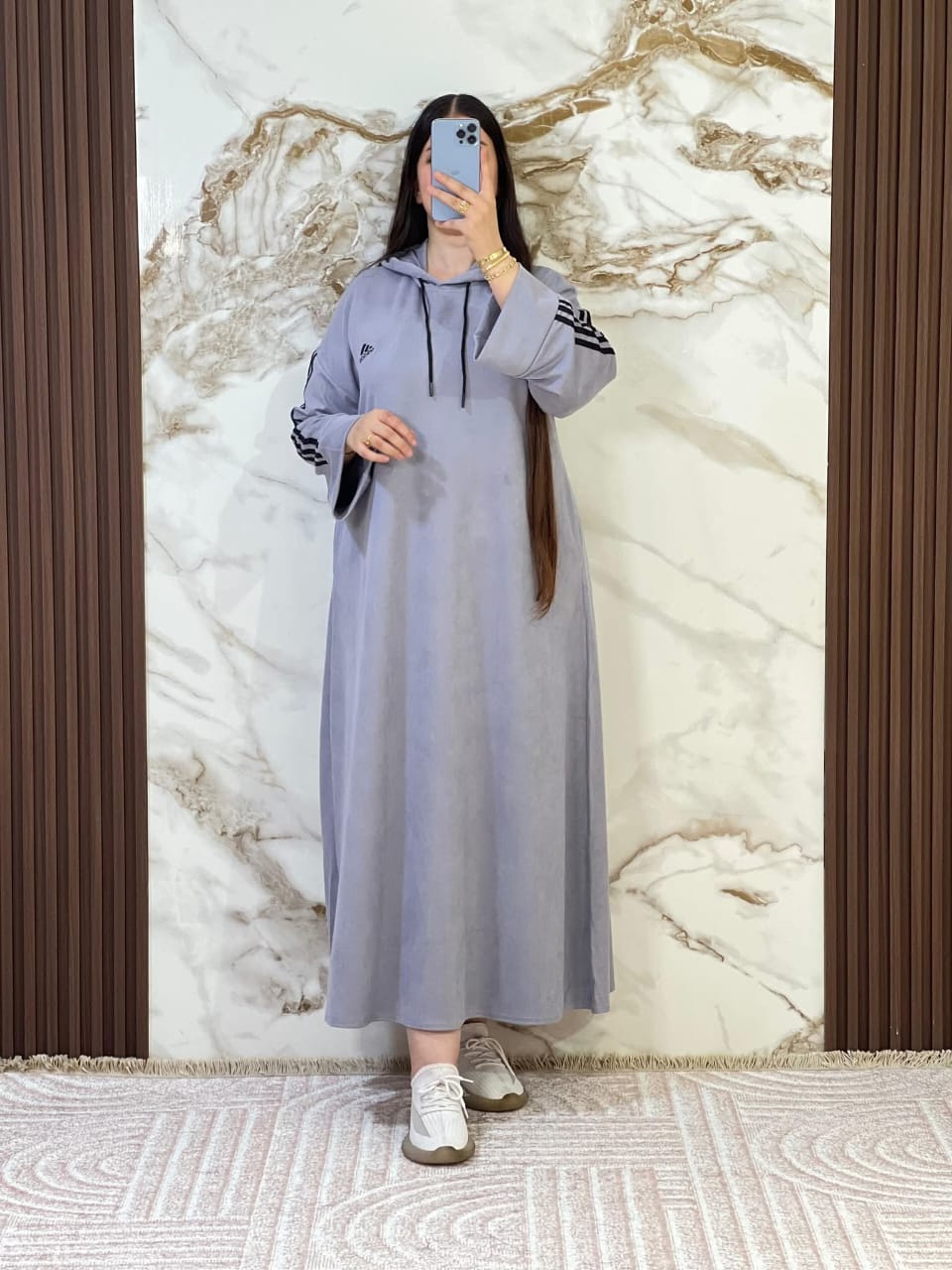 Djellaba Adidas – Tissu Laajab