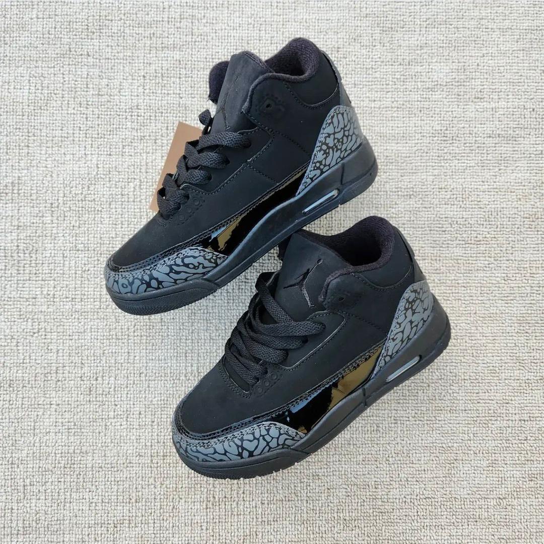  Air Jordan Retro 3 Black cat sneaker