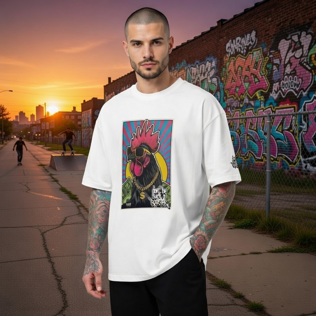 T-shirt Gallina Hip-Hop