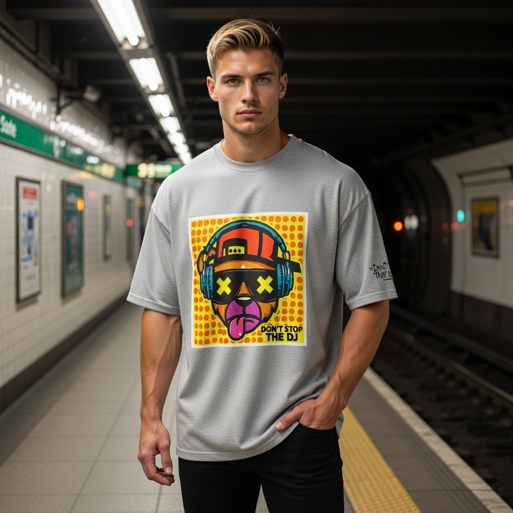 Don't Stop oversized t-shirt