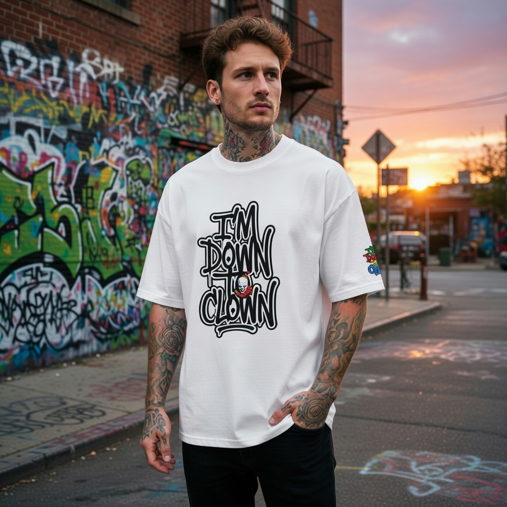 Clown oversize T-shirt