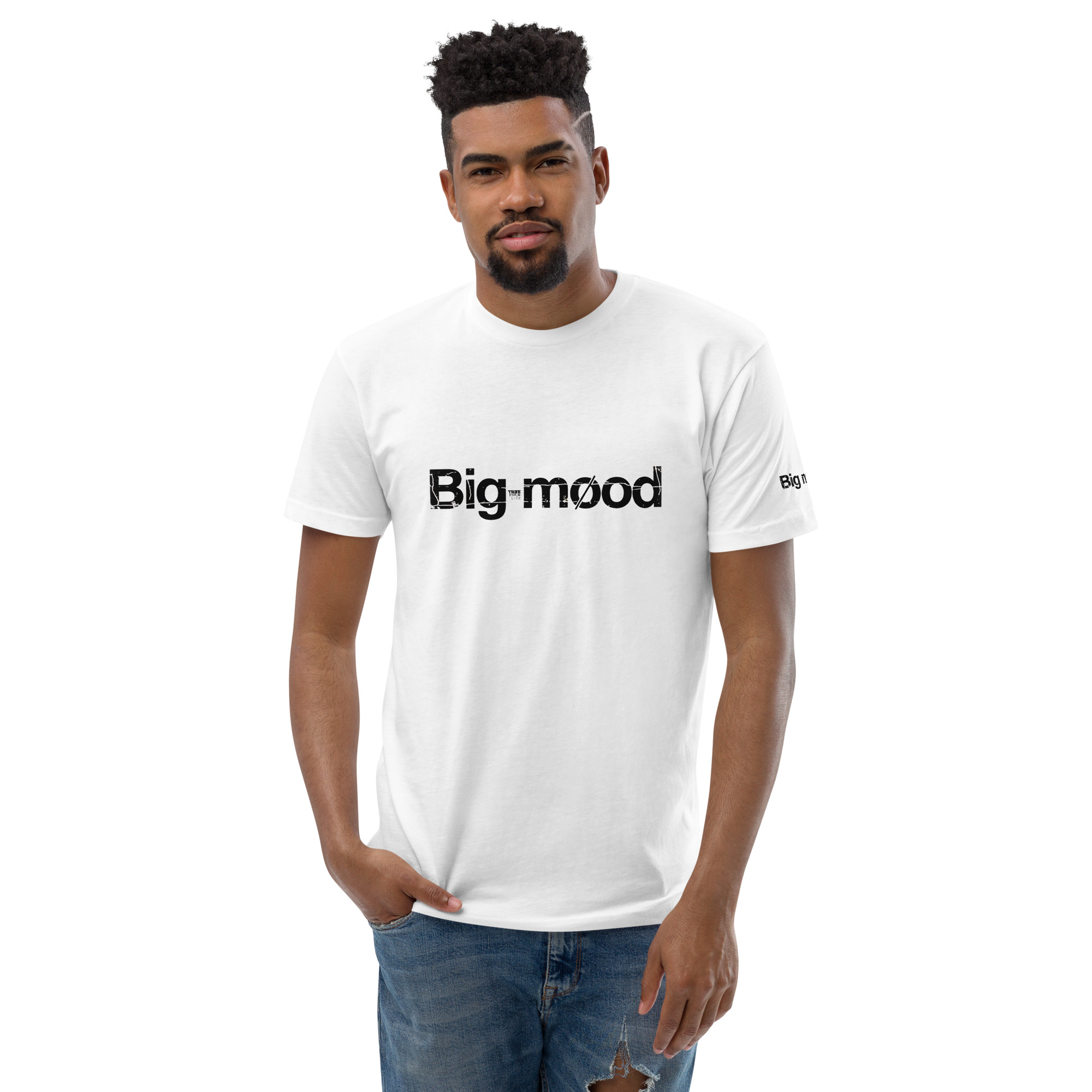 BigMood white slim T-shirt