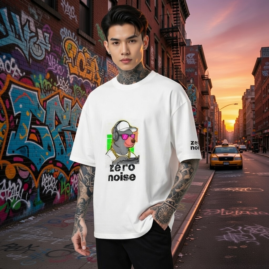 ZERONOISE oversized t-shirt