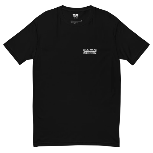 T-shirt nera slim UnderWorld