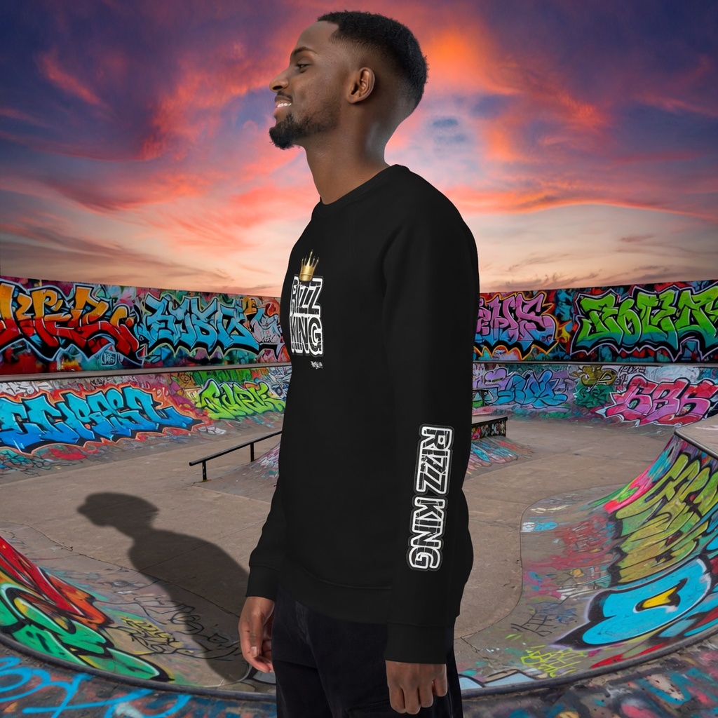 Rizz organic raglan sweatshirt