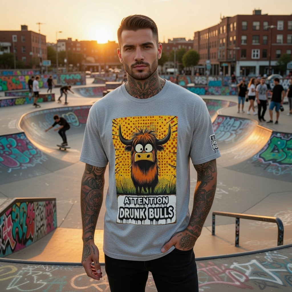 Drunk Bulls oversized t-shirt