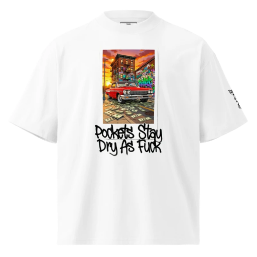 Pockets stay oversized t-shirt