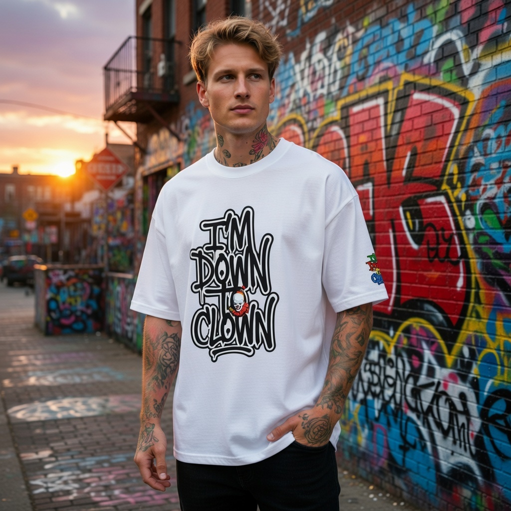 Clown oversize T-shirt