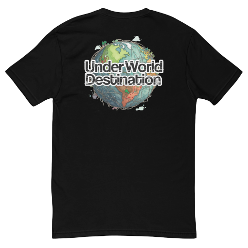 T-shirt nera slim UnderWorld