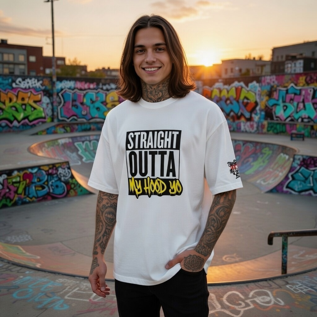 Straight oversized t-shirt