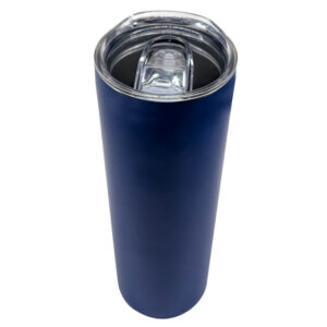 Double Wall Stainless Steel Blue Skinny Tumbler