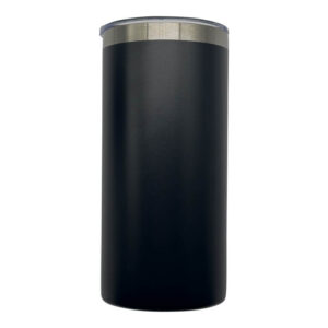 Double Wall Stainless Steel Black Skinny Tumbler