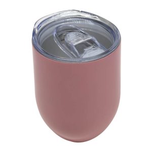 Double Wall Stainless Steel Pink Wine Tumbler