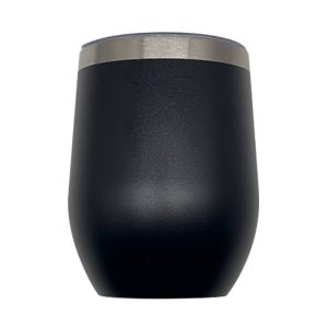 Double Wall Stainless Steel Black Wine Tumbler