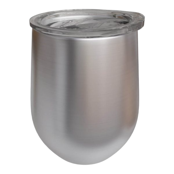 Double Wall Stainless Steel Silver Wine Tumbler