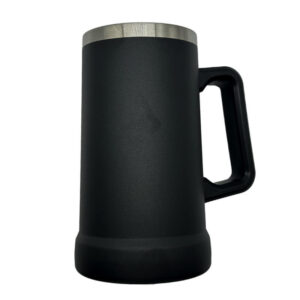 Double Wall Stainless Steel Black German Beer Mug