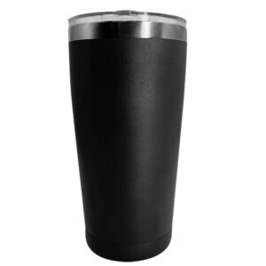 Double Wall Stainless Steel Black Brandy Tumbler
