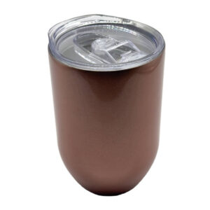 Double Wall Stainless Steel Rose Gold Gin Tumbler