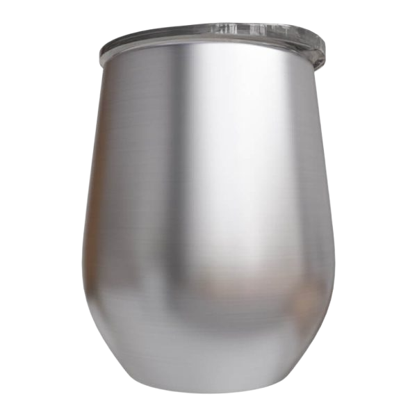 Double Wall Stainless Steel Silver Wine Tumbler